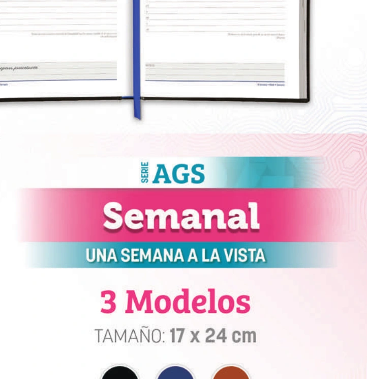 Agenda ejecutiva semanal, fotografía original del catálogo LEN