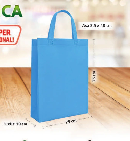 Bolsa Práctica ecológica, fotografía original del catálogo LEN