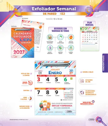 Exfoliadores y respaldos · página PDF 65