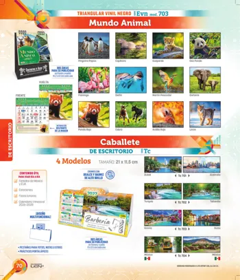Escritorio: Wire-o, vinil y caballete · página PDF 76