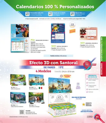 Personalizados y calendarios de bolsillo · página PDF 87