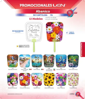 Abanicos, tortilleros, bolígrafos y cierre · página PDF 93