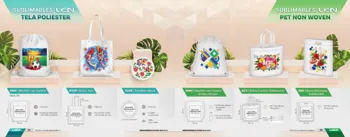 Sublimables: poliéster, PET non woven y cartulina · página PDF 13