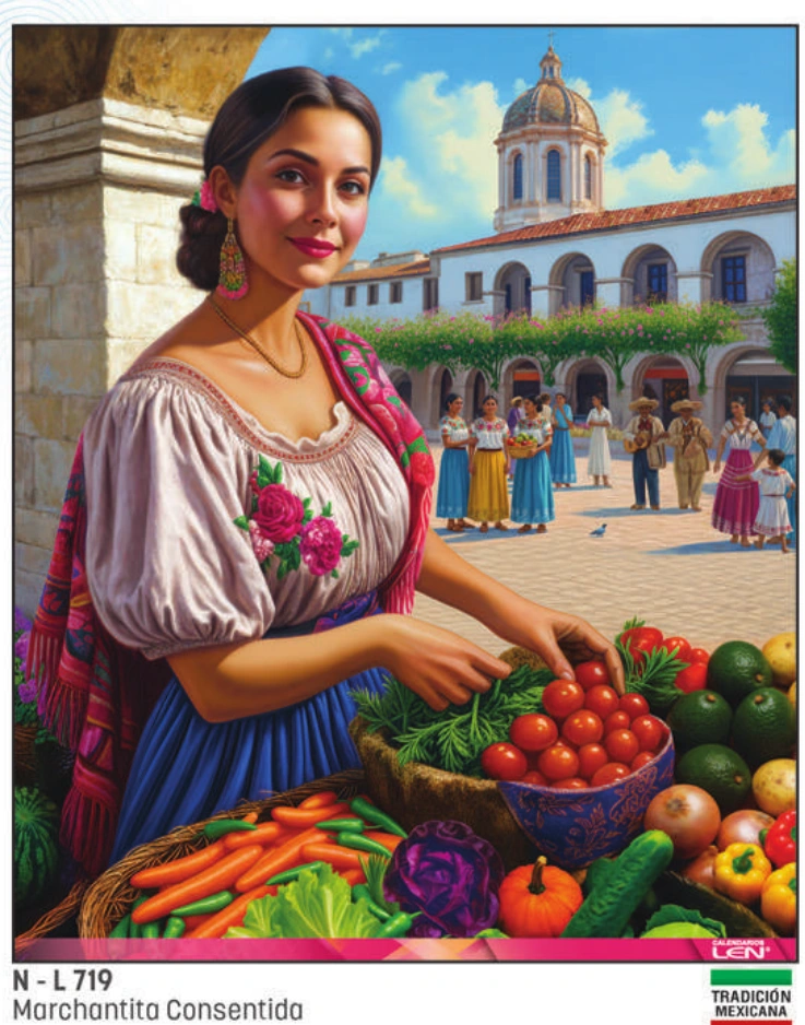 Diseño original: Tradición mexicana · mujer