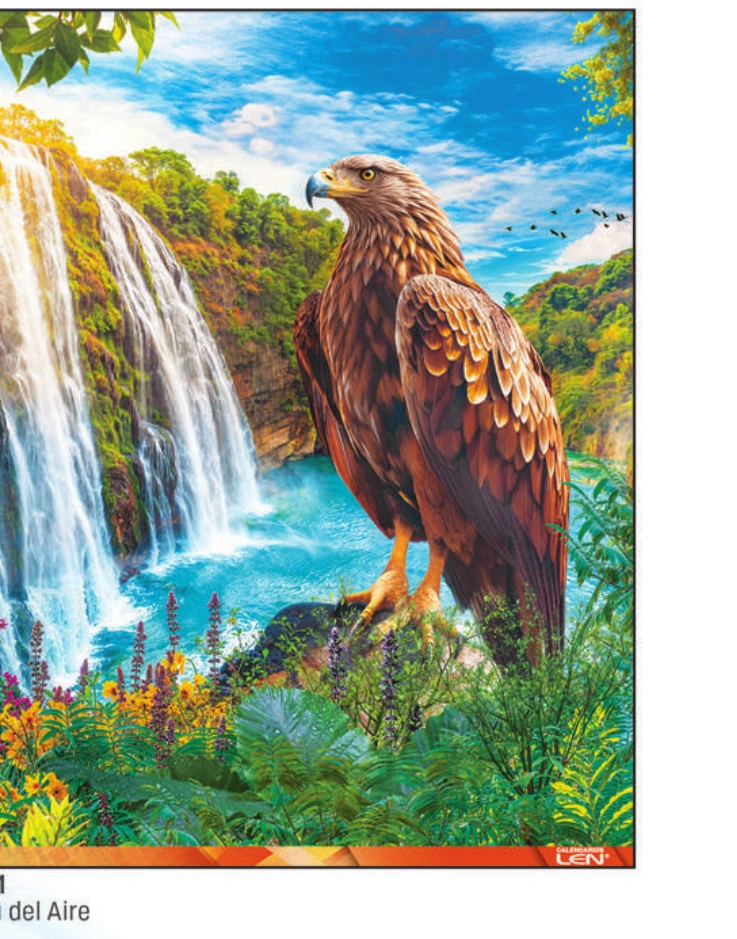 Diseño original: Cascada y naturaleza