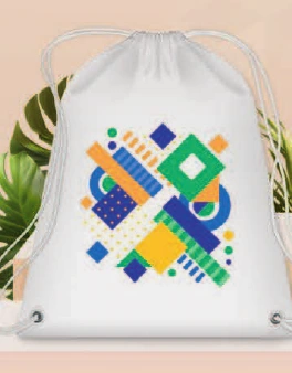 Mochila sublimable PET non woven, fotografía original del catálogo LEN